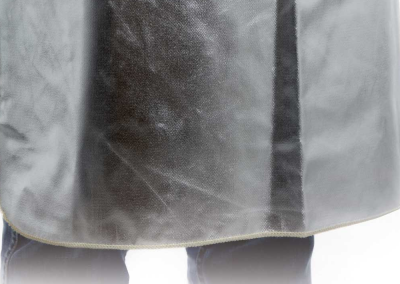 Aluminized heat-resistant apron EN11612