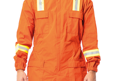 Fire-retardant suit for firefighters