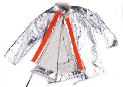 Aluminized fire approach jacket