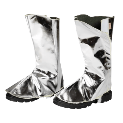 Aluminized gaiters for industrial workers