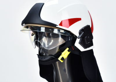 F1 type fire helmet