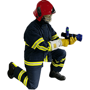 Textile firefighting outfits