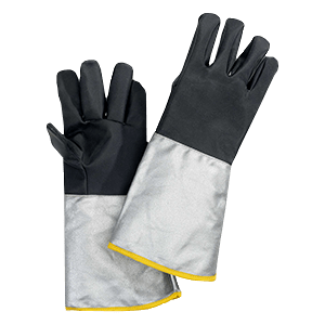 Aluminisierte Handschuhe