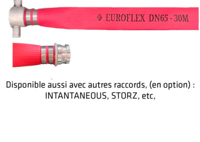 Tuyaux flexible avec raccord