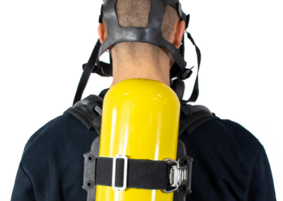 SCBA with protective mask