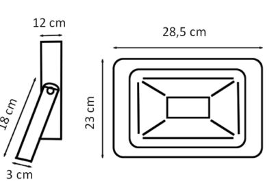 ELP-50W-12V-MG DIMENSIONS