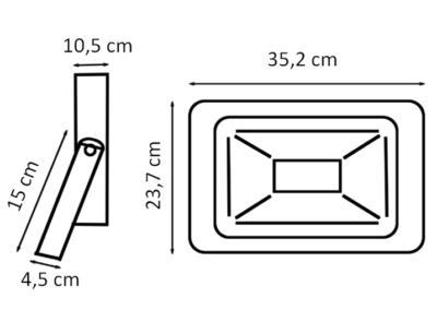 ELP-CRCT-150W-230v DIMENSIONS