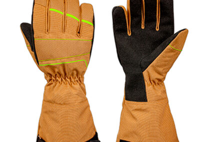 Gants textile de protection sapeurs pompiers beige