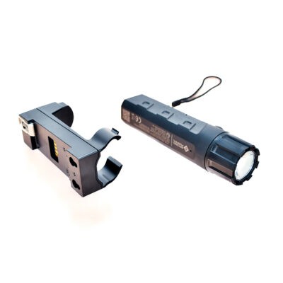 Torche LED antidéflagrante ATEX non angulaire pour zones explosives Faisceau lumineux de 220lm 27h d’autonomie