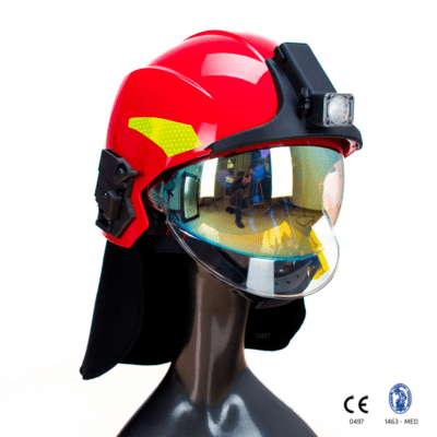 Casque de pompier NEO Type F1 avec lampe frontale