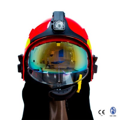 Casque de pompier NEO Type F1 avec lampe frontale