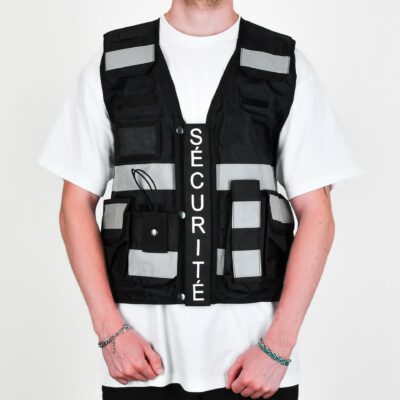 Gilet tactique multi-poches Urban Force Noir